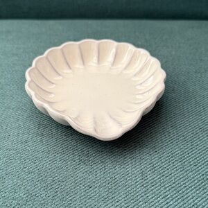 Hearth & Hand with Magnolia Scalloped White Ceramic Spoon Rest